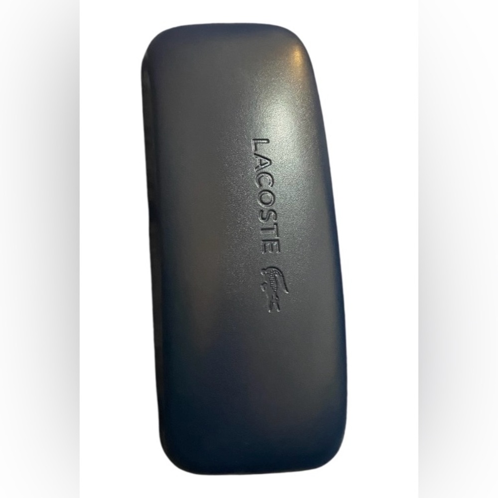 Lacoste Midnight Blue Leather sunglasses case